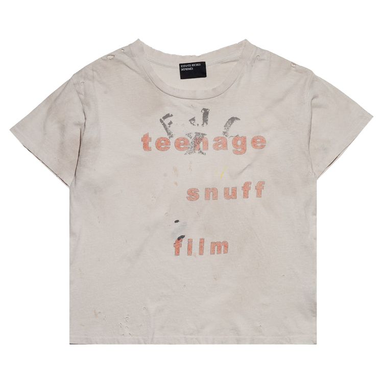 Enfants Riches Deprimes Teenage Snuff T Shirt Army White