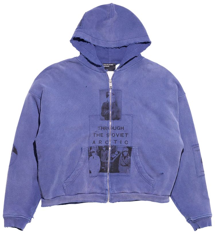 Enfants Riches Deprimes Soviet Arctic Assemblage Zip Hoodie Spruce Blue