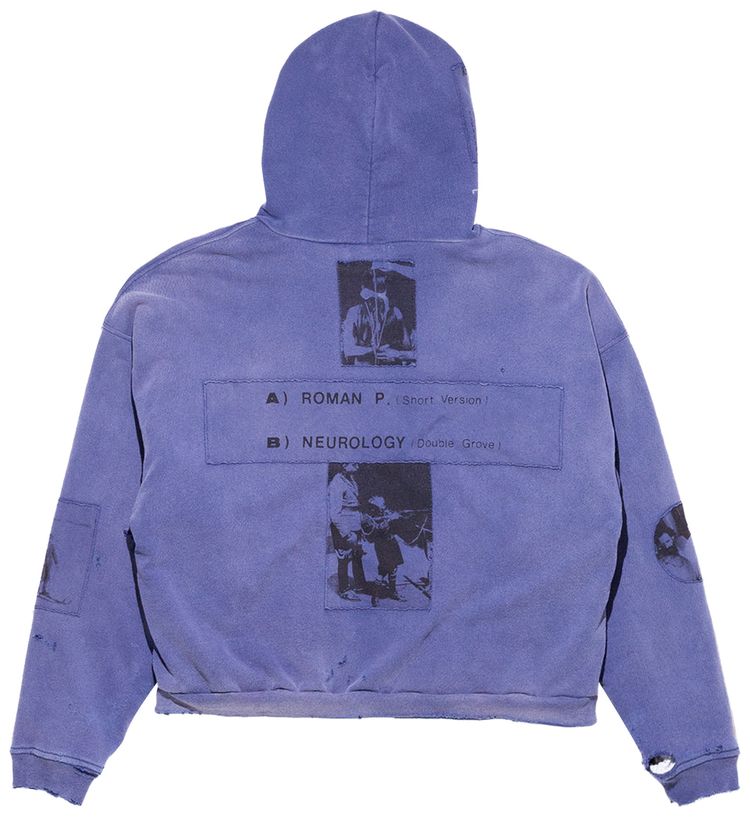 Enfants Riches Deprimes Soviet Arctic Assemblage Zip Hoodie Spruce Blue