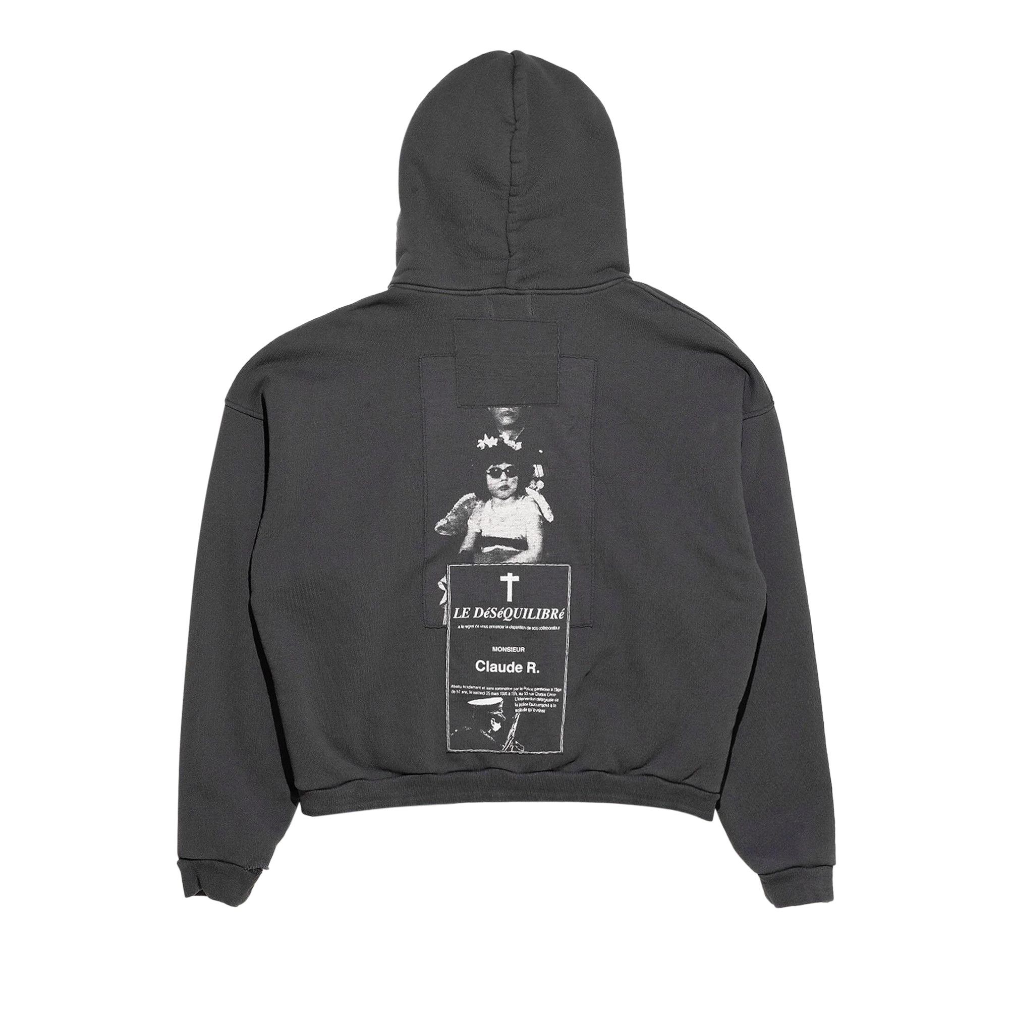 Buy Enfants Riches Déprimés Russian Chorus Zip Hoodie 'Faded Black