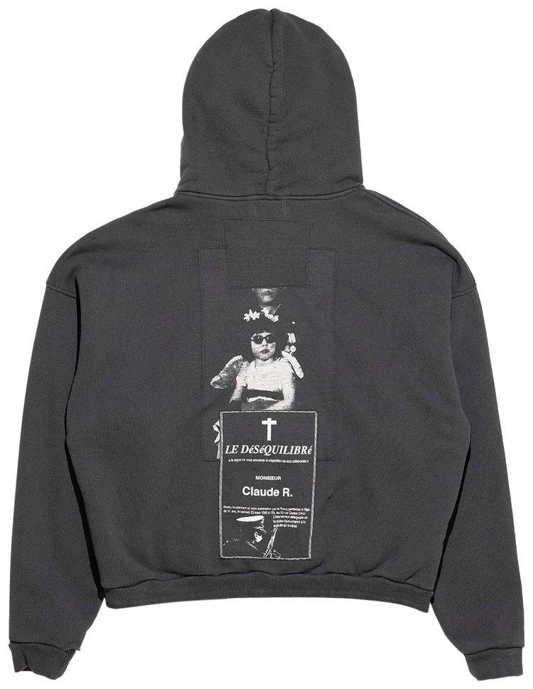 Enfants Riches Deprimes Russian Chorus Zip Hoodie Faded Black