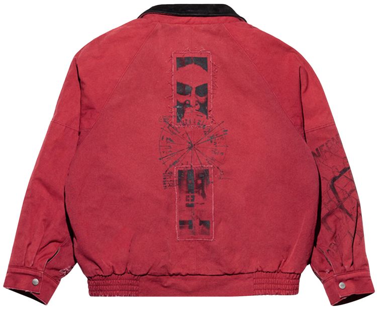 Enfants Riches Deprimes Constructivist Hunting Jacket Faded Red