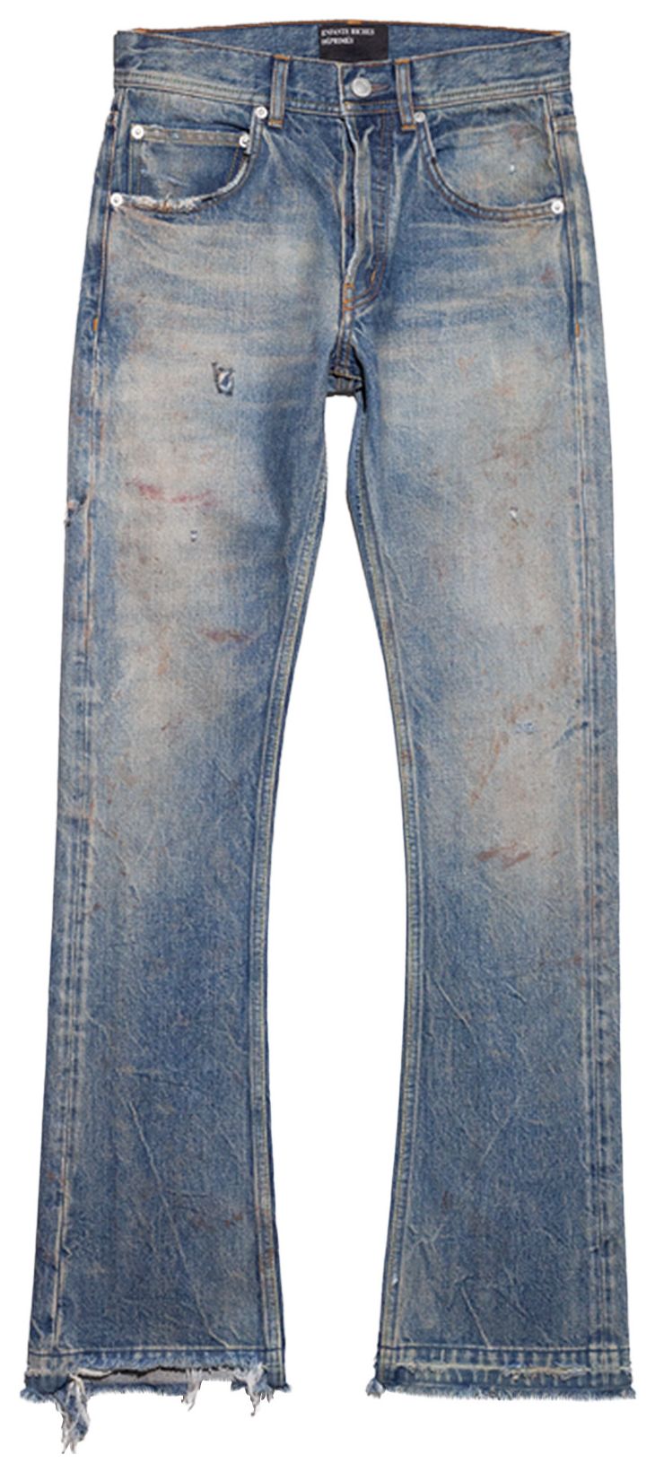 Enfants Riches Deprimes Elvis Texas Flare Jeans Antique Blue
