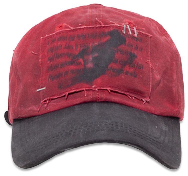 Enfants Riches Deprimes Napoleon 6 Panel Hat RedBlack