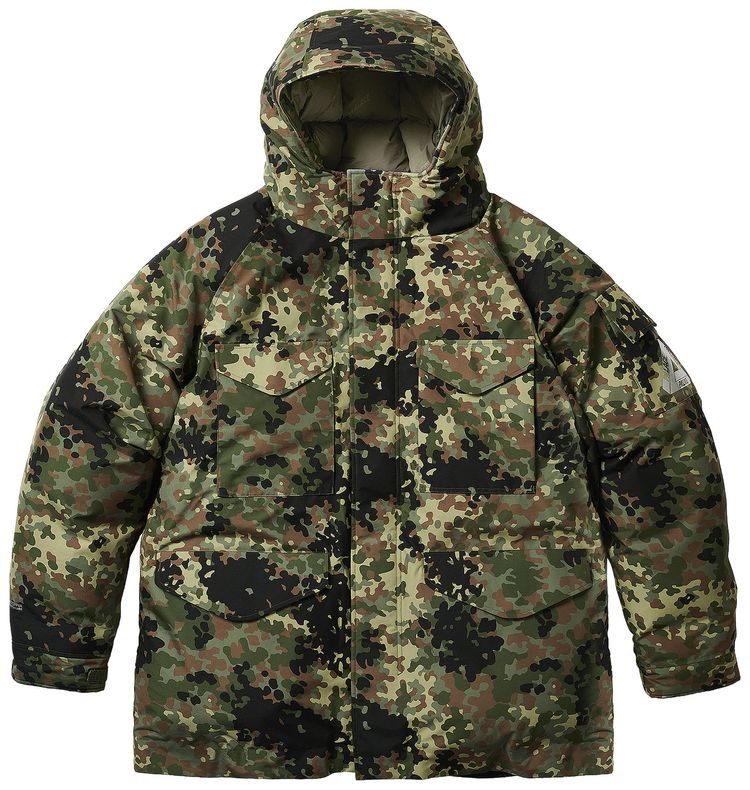 Palace GORE TEX Windstopper Down Parka Flecktarn Camo