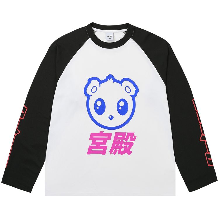 Palace Kawaii Raglan Long Sleeve White
