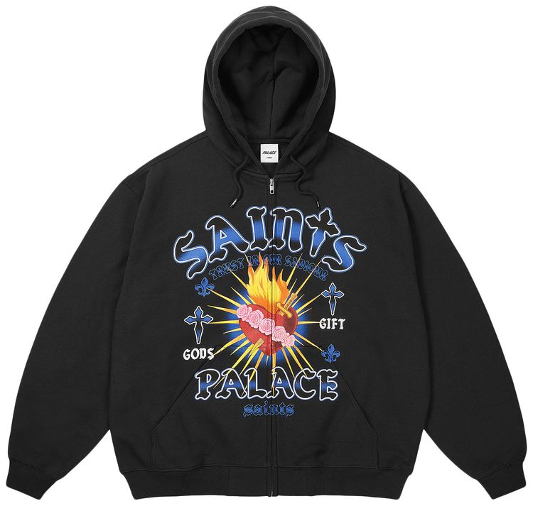 Palace Gods Gift Zip Hood Black