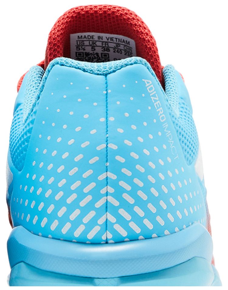 adidas Adizero Impact2 Molded K Candy Pack Bright Cyan Bright Red