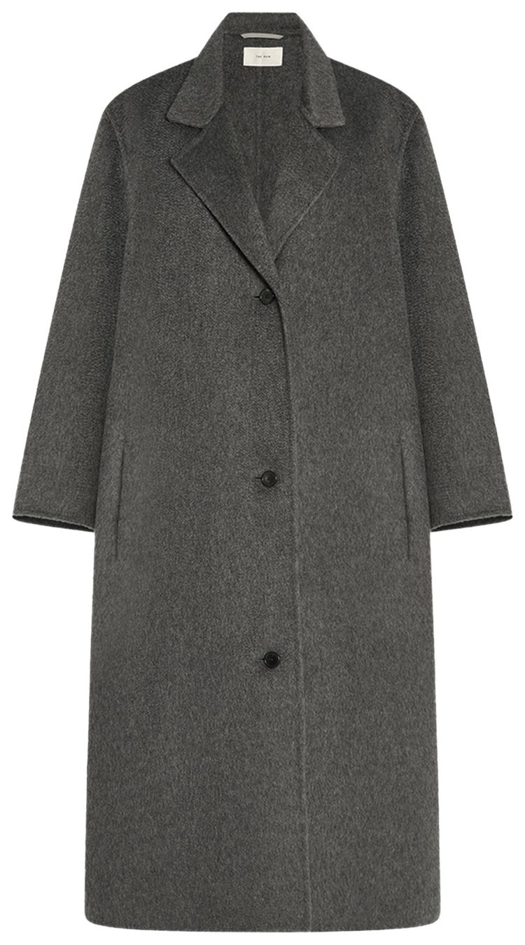 The Row Gustaf Coat Grey Cobalt