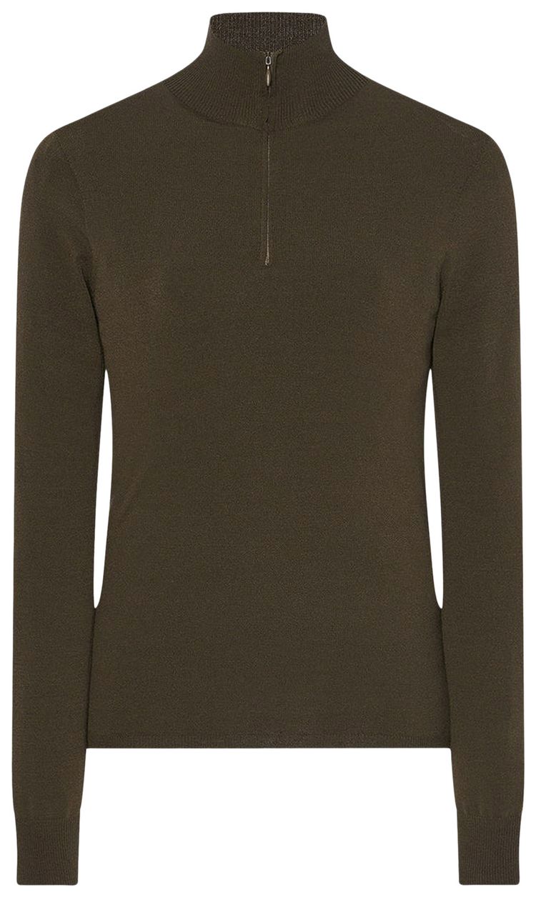 The Row Lalea Top Sepia Khaki