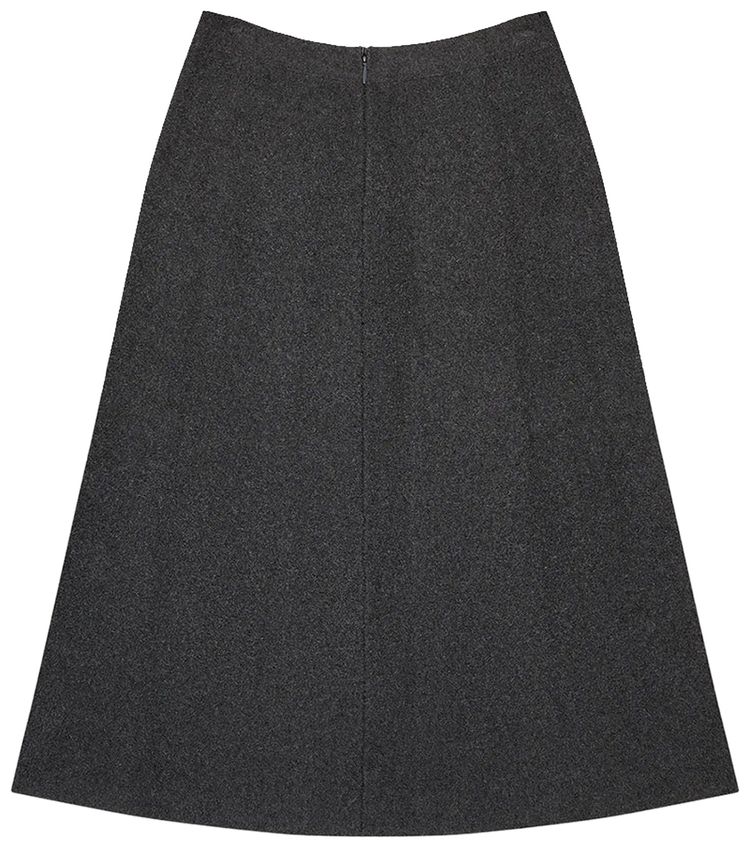 The Row Lian Skirt Charcoal