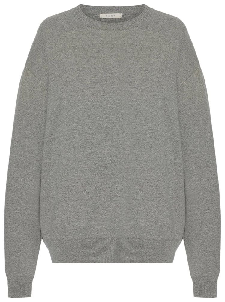 The Row Leora Top Grey Melange