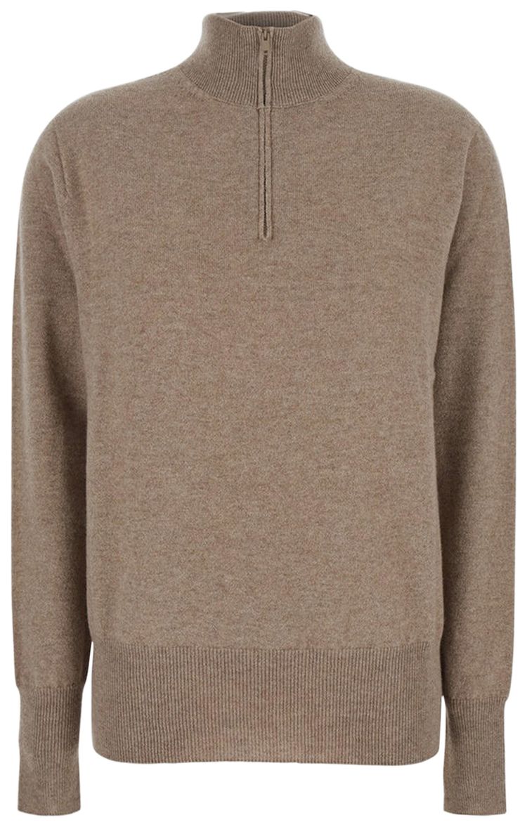 The Row Loya Top Taupe