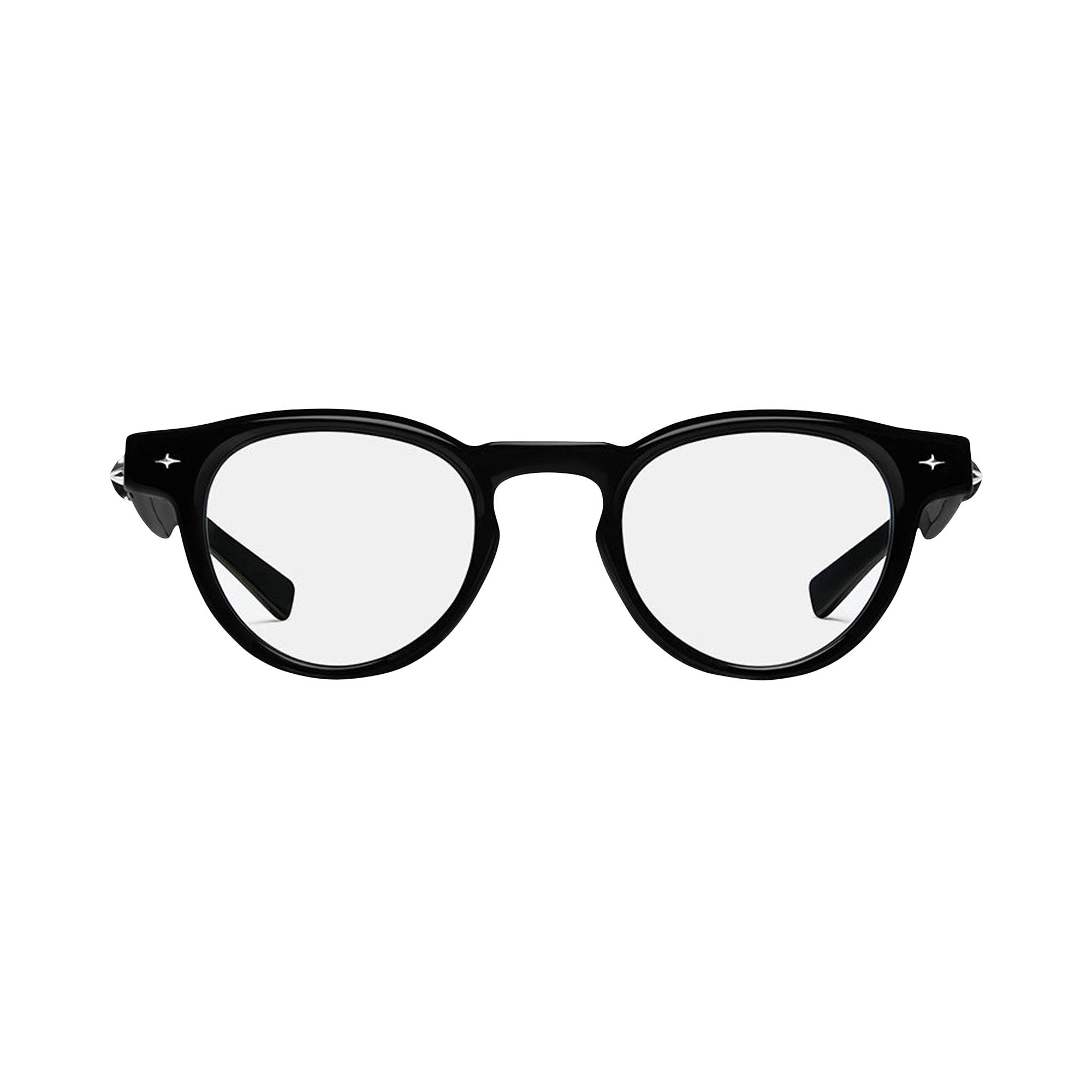 Buy Gentle Monster Acetate Round Frame Glasses 'Black' - VON 01