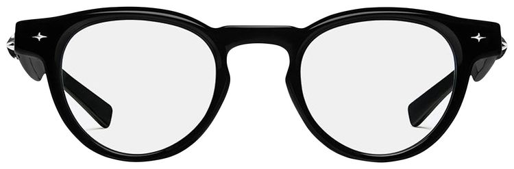 Gentle Monster Acetate Round Frame Glasses Black