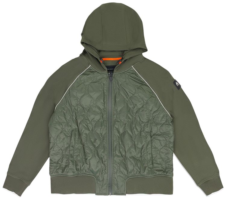 Moose Knuckles Huntington Zip Hoodie Green