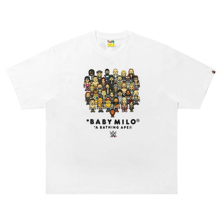BAPE x WWE Wrestlers Baby Milo Relaxed Fit Tee White