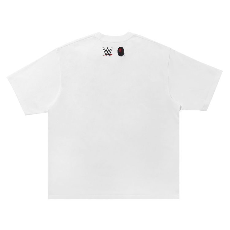 BAPE x WWE Stone Cold Steve Austin Baby Milo Relaxed Fit Tee White