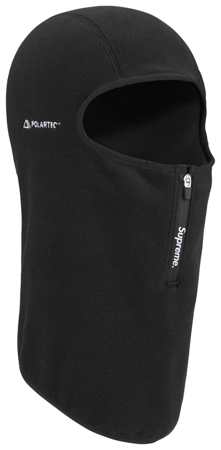 Supreme Polartec Zip Balaclava Black