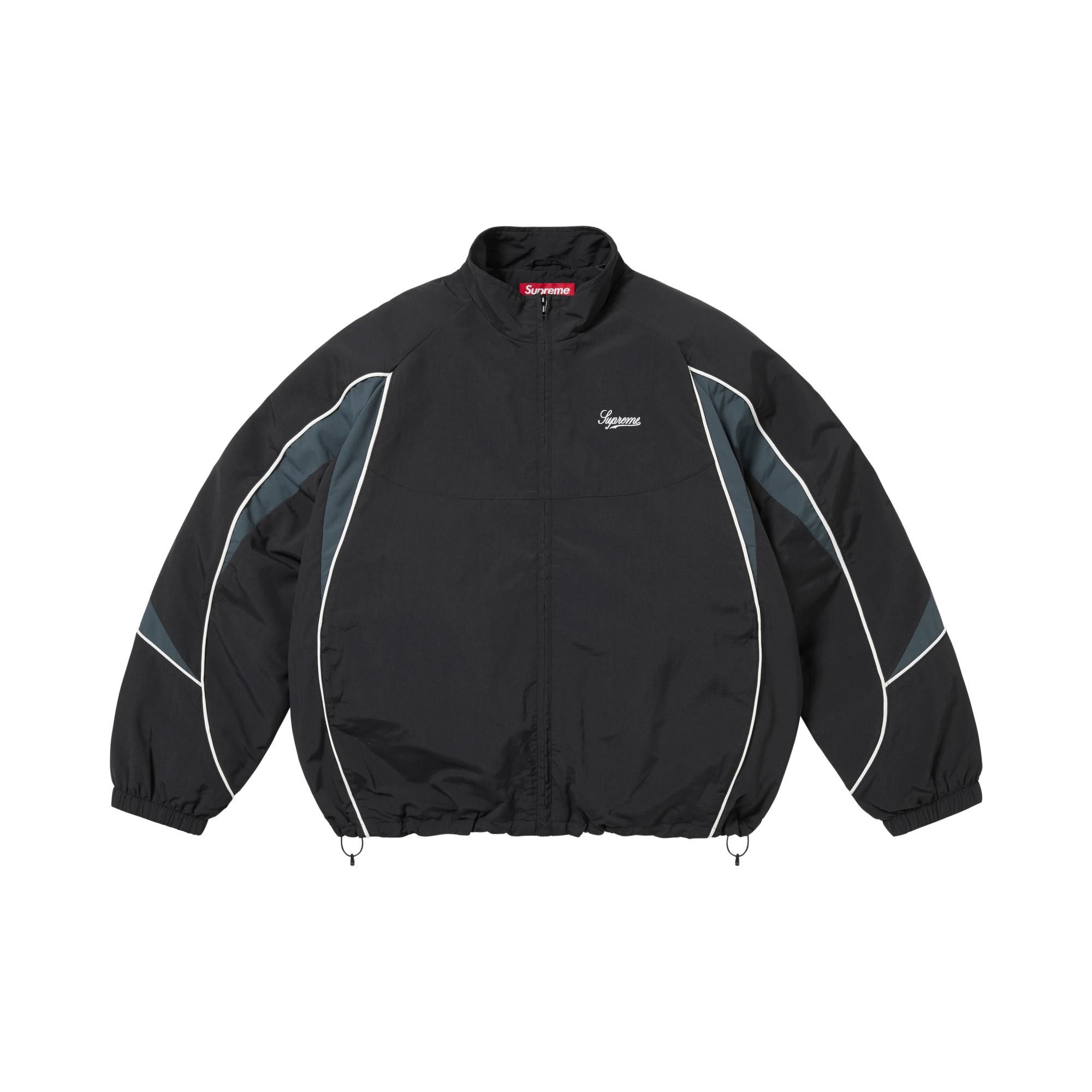 ジャケット・アウター Supreme logo piping track jacket Supreme Logo Piping Hooded Track Jacket (FW23) - $178