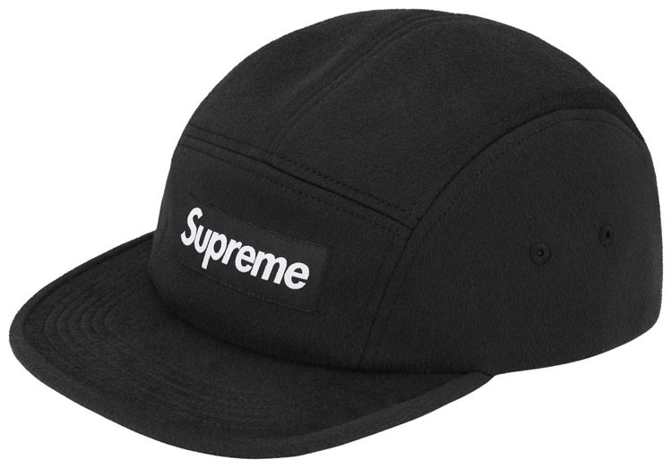 Supreme Wool Camp Cap Black