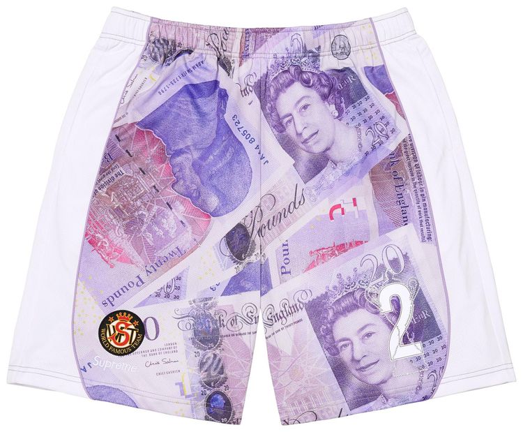 Supreme Pounds Soccer Short White