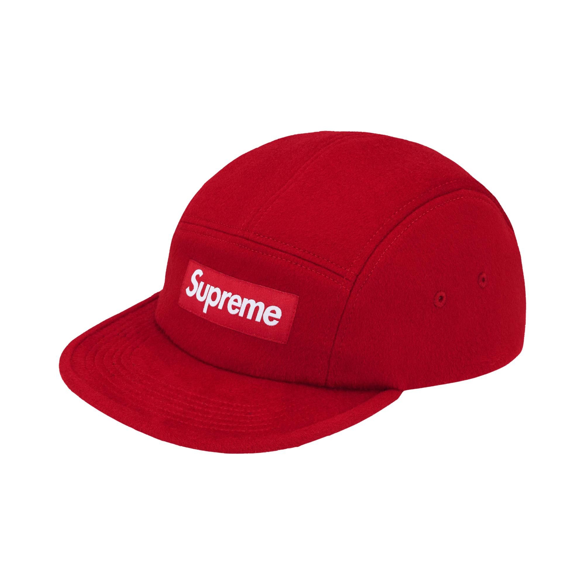 Buy Supreme Wool Camp Cap 'Red' - FW25H108 RED | GOAT