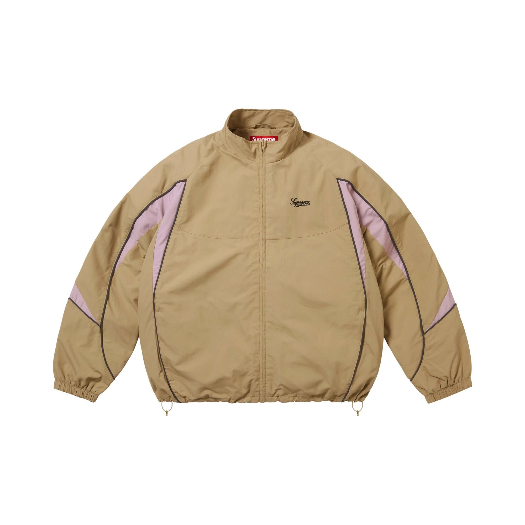 Buy Supreme Contrast Piping Track Jacket 'Tan' - FW25J95 TAN | GOAT