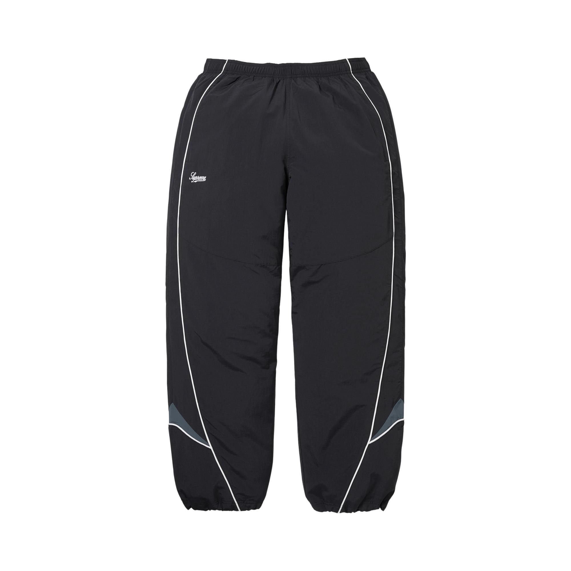 Buy Supreme Contrast Piping Track Pant 'Black' - FW25P85 BLACK | GOAT