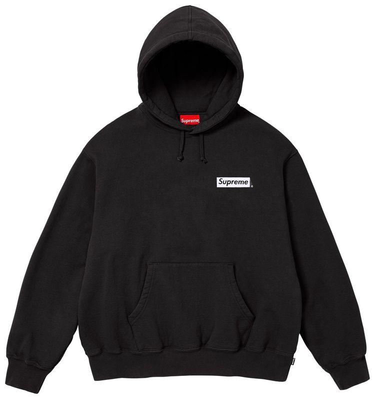 Supreme President Hooded Sweatshirt Black
