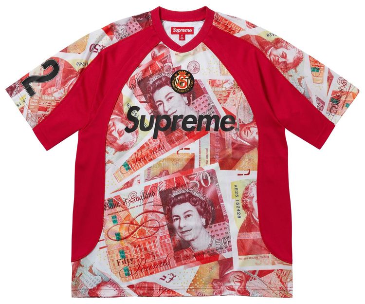Supreme Pounds Soccer Jersey Red