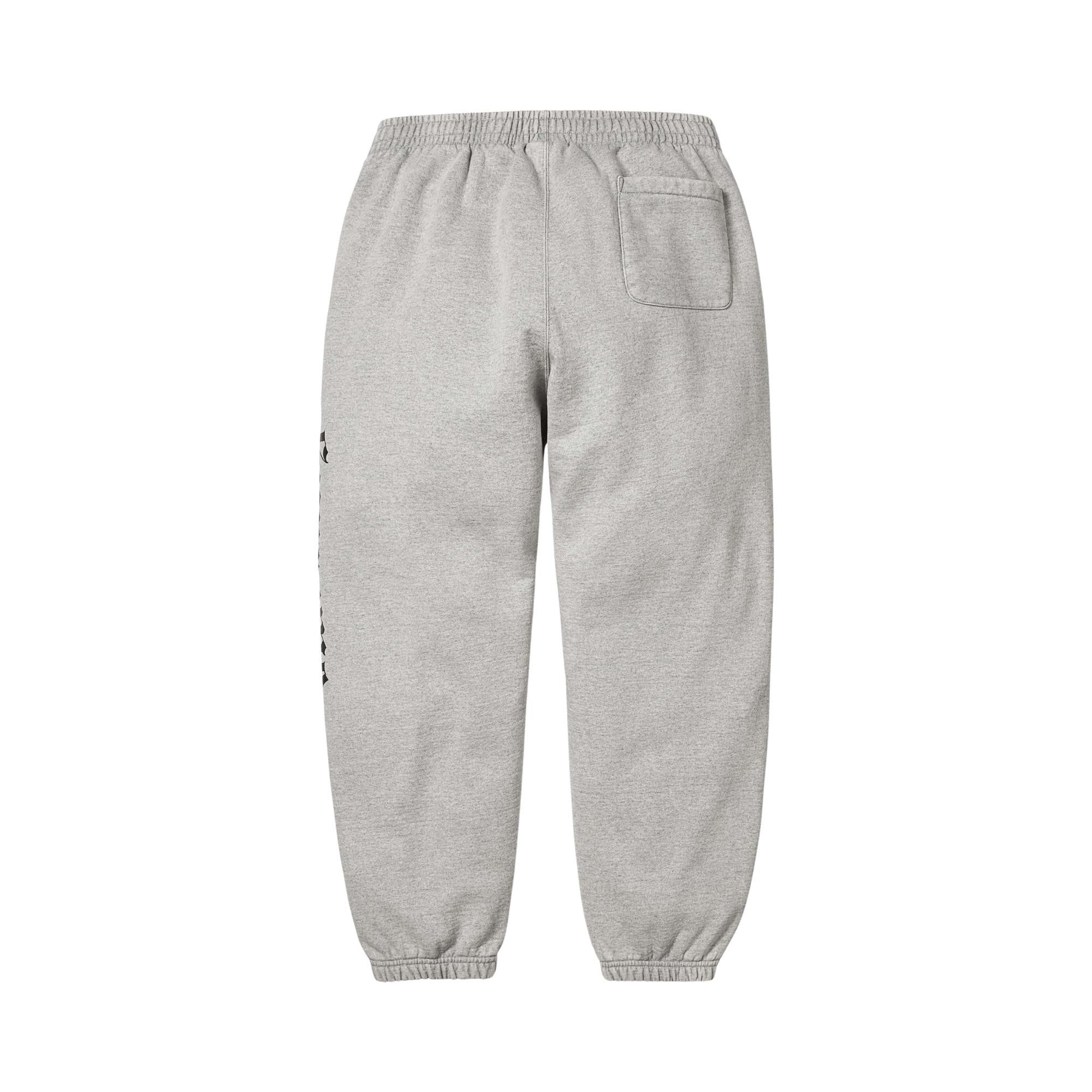 Buy Supreme Washed Old English Sweatpant 'Heather Grey' - FW25P92