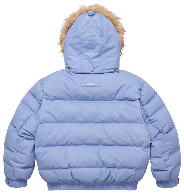 Supreme Facemask 700 Fill Down Puffer Jacket Light Blue