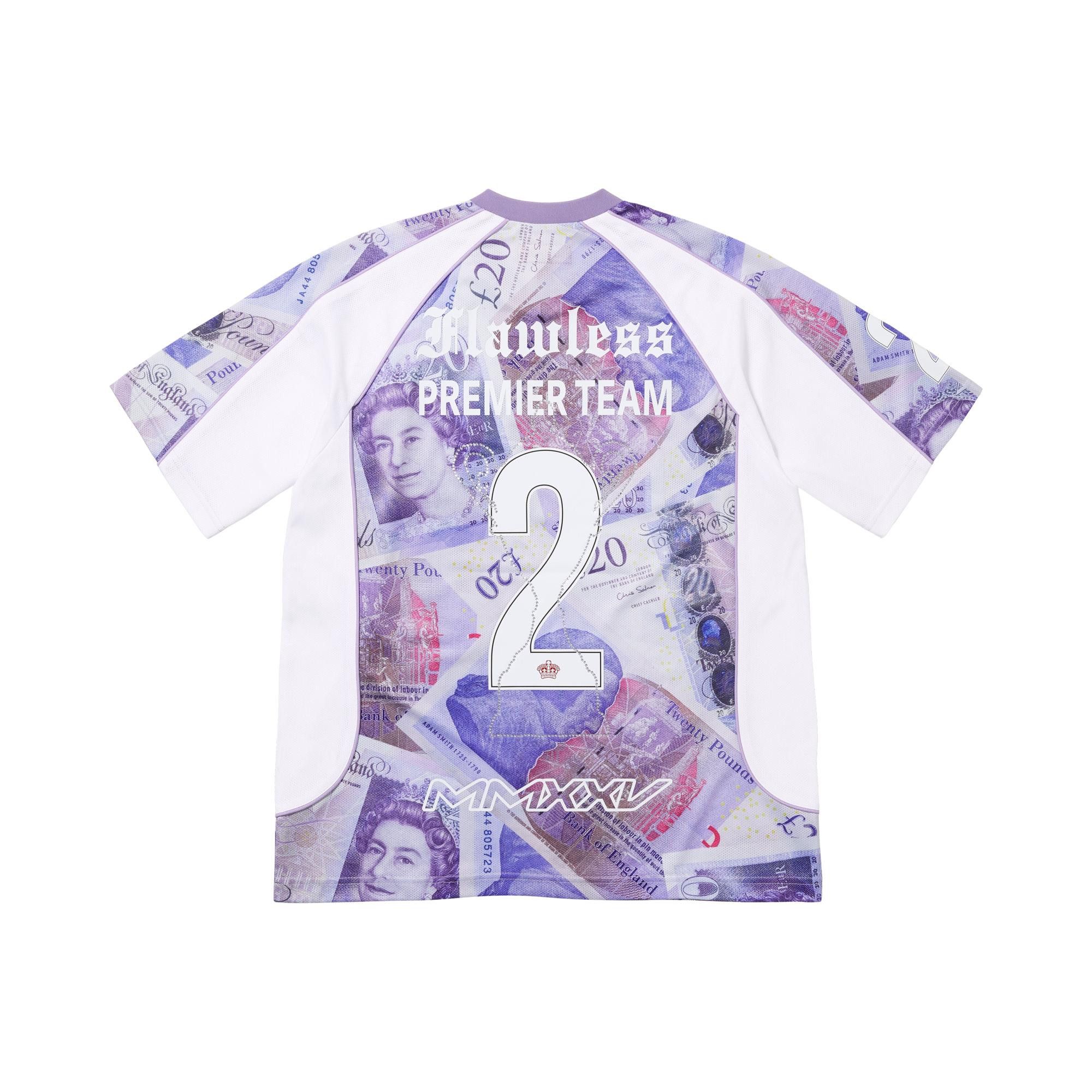 Buy Supreme Pounds Soccer Jersey 'White' - FW25KN83 WHITE | GOAT