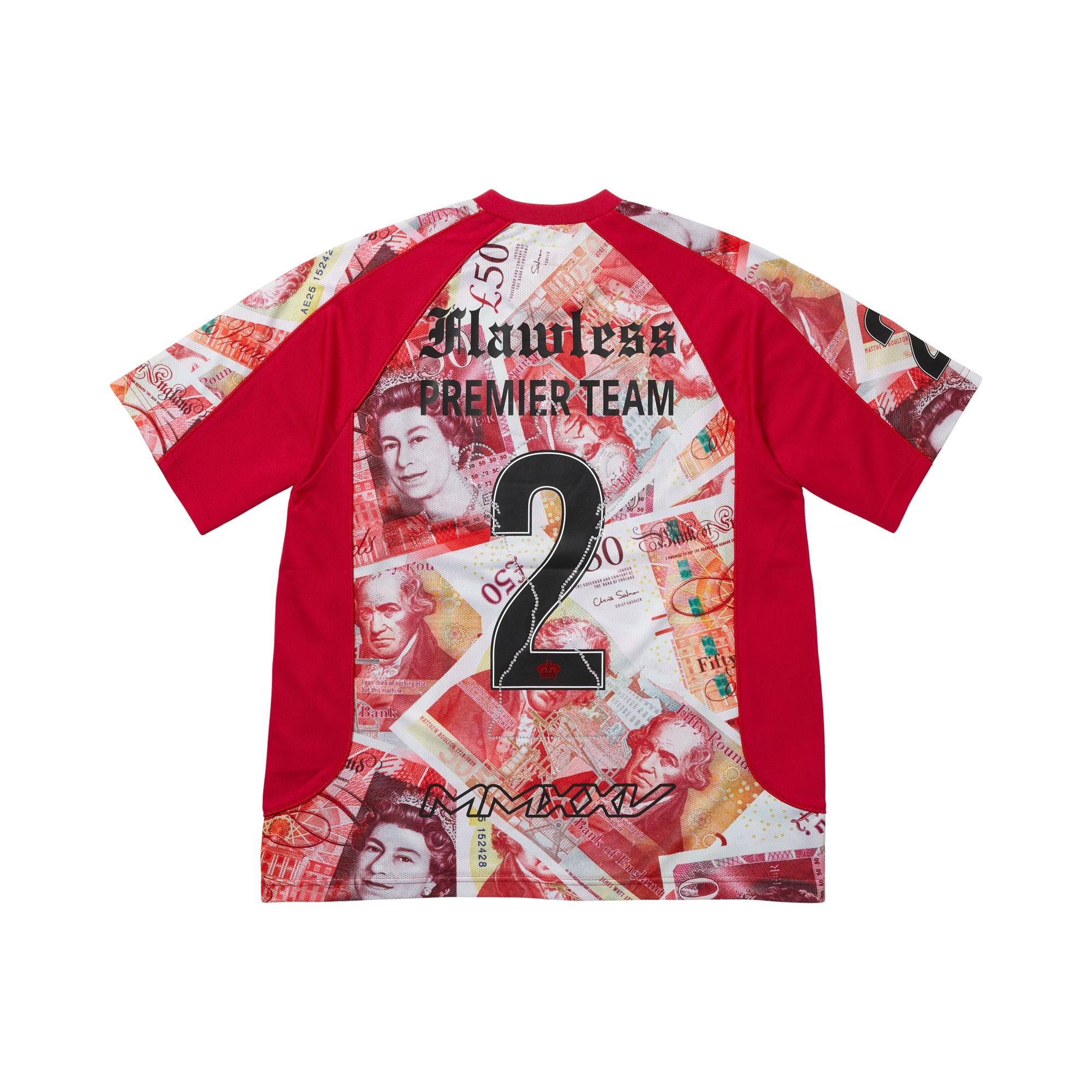 Buy Supreme Pounds Soccer Jersey 'Red' - FW25KN83 RED | GOAT