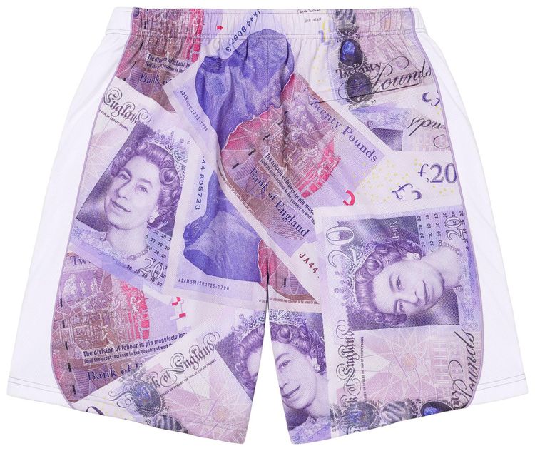 Supreme Pounds Soccer Short White