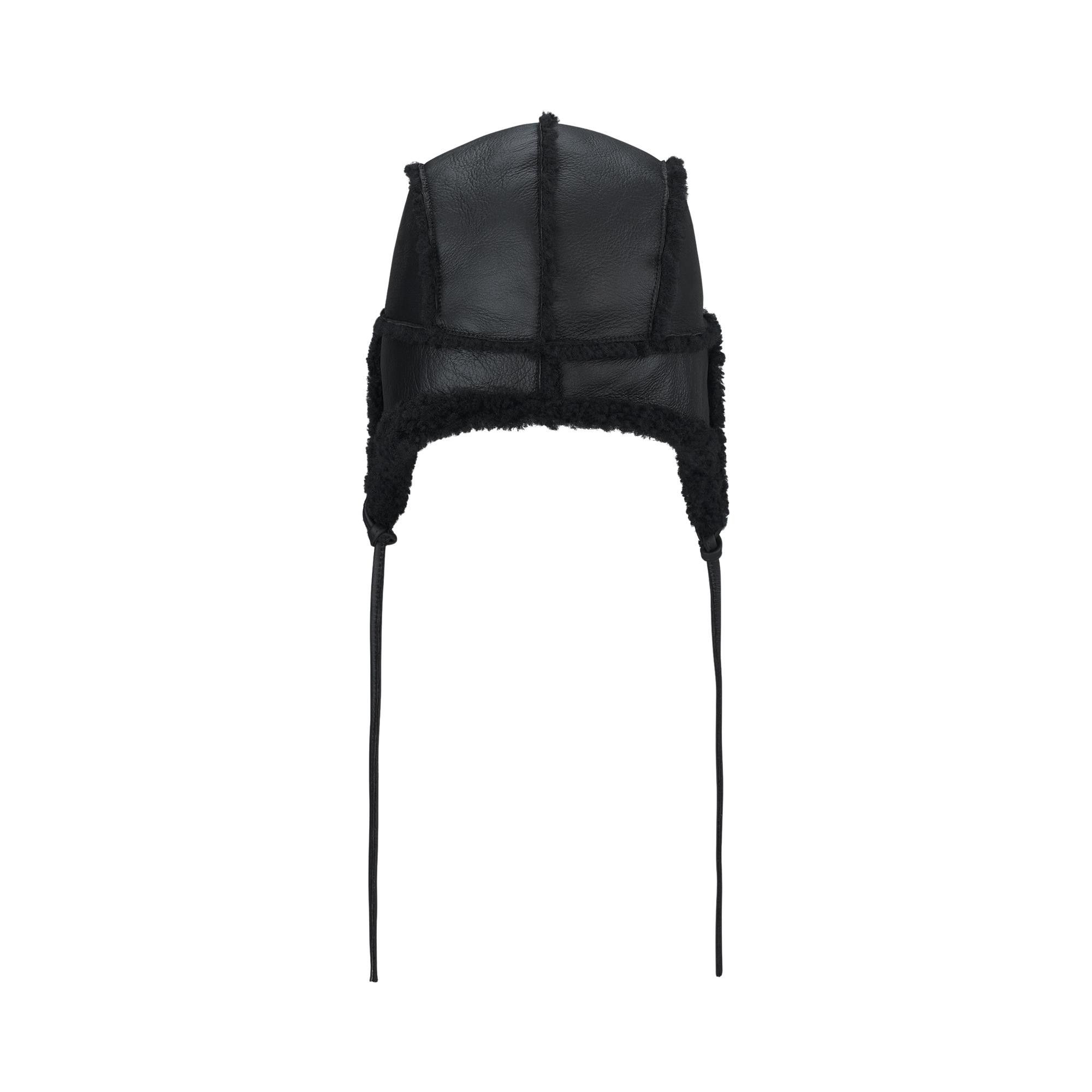 Buy Supreme Shearling Lined Earflap Cap 'Black' - FW25H77 BLACK | GOAT