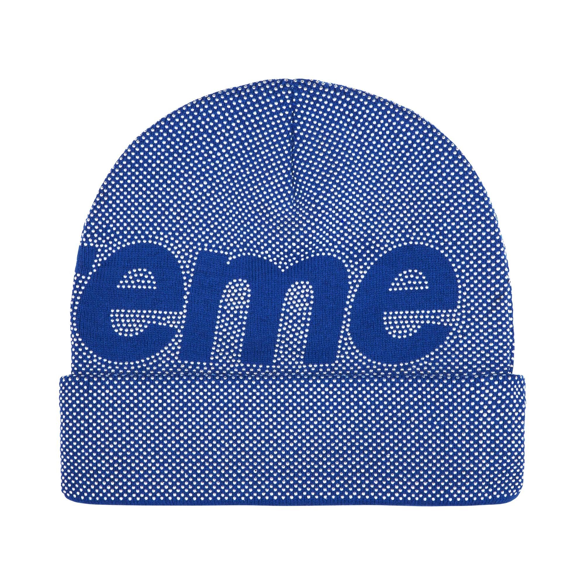 Buy Supreme Studded Knockout Big Logo Beanie 'Royal' - FW25BN22