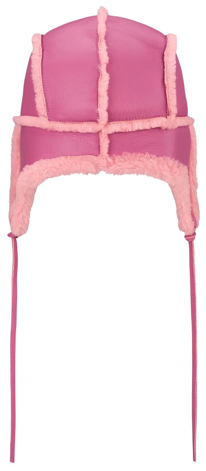 Supreme Shearling Lined Earflap Cap Pink