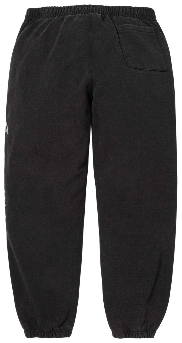Supreme Washed Old English Sweatpant Black