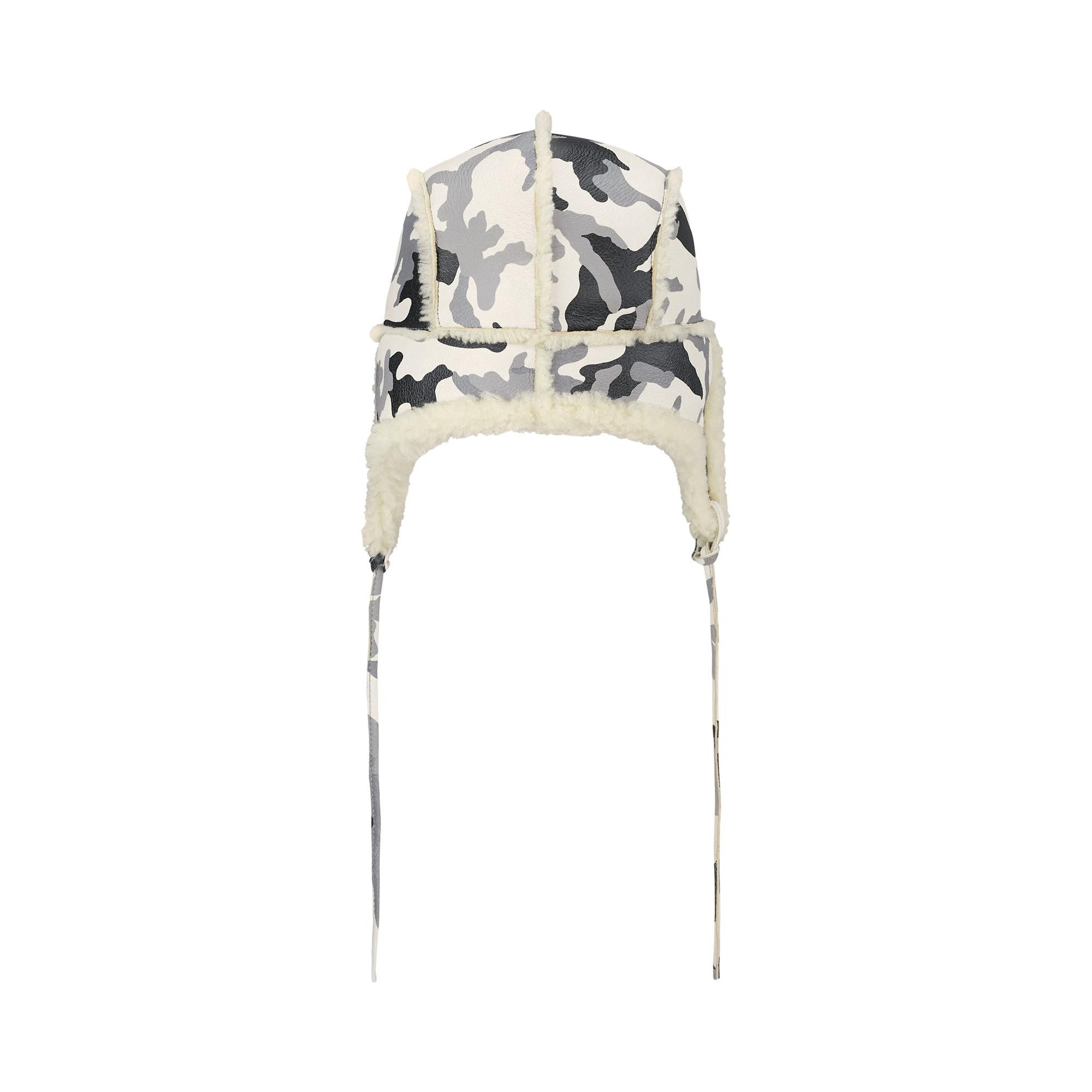 Buy Supreme Shearling Lined Earflap Cap 'Snow Camo' - FW25H77 SNOW