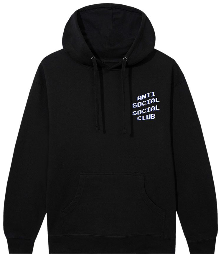 Anti Social Social Club x Pac Man Pixel Hoodie Black