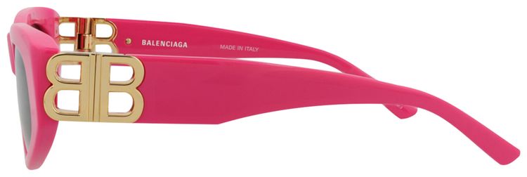 Balenciaga Cat Eye Frame Acetate Sunglasses PinkGoldGrey