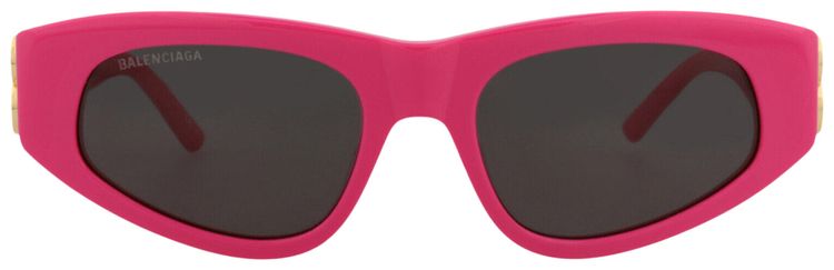 Balenciaga Cat Eye Frame Acetate Sunglasses PinkGoldGrey
