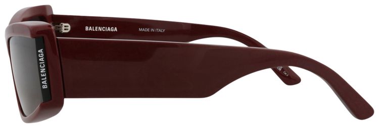 Balenciaga Cat Eye Frame Recycled Acetate Sunglasses BurgundyGrey