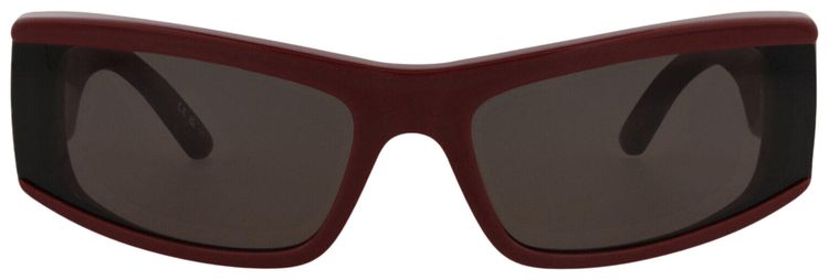 Balenciaga Cat Eye Frame Recycled Acetate Sunglasses BurgundyGrey