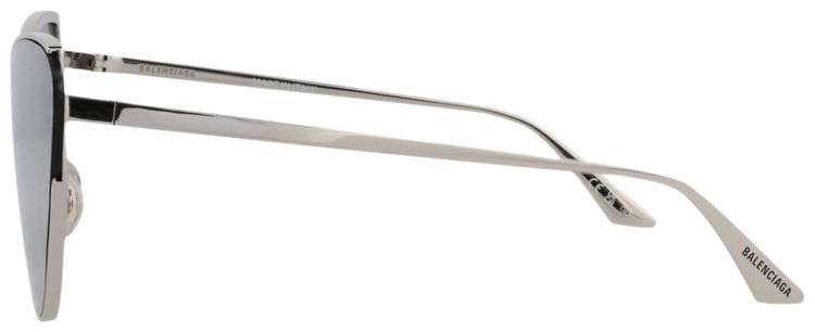 Balenciaga Cat Eye Frame Metal Sunglasses SilverWhite