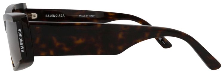 Balenciaga Cat Eye Frame Recycled Acetate Sunglasses Havana Brown