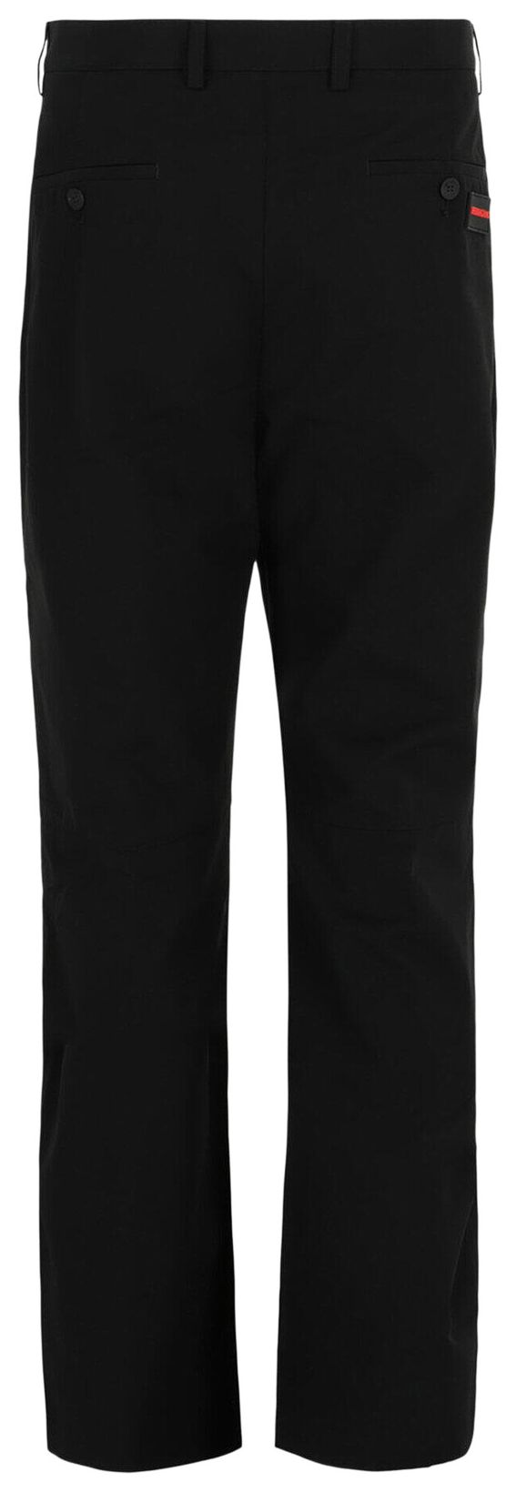 Ferragamo Cotton Blend Trousers Black