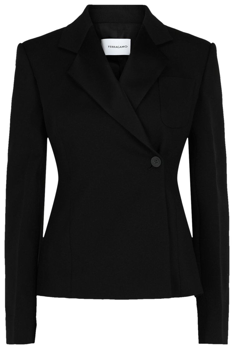 Ferragamo Tuxedo Jacket Black